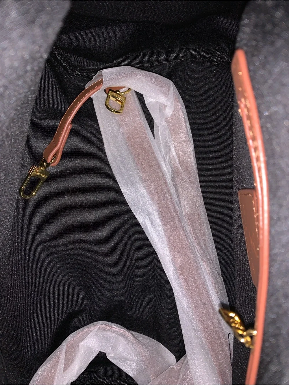 Black LV Motif Boston Speedy Bag